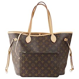 Louis Vuitton-Neverfull MM Einkaufstasche-Braun