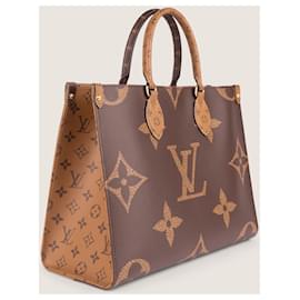 Louis Vuitton-OnTheGo MM Tote-Brown