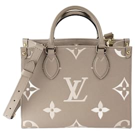 Louis Vuitton-OnTheGo PM Tote Bag-Grey