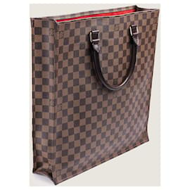 Louis Vuitton-Sac Plat Handbag-Brown