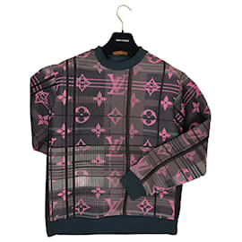 Louis Vuitton-Jacquard-Sweatshirt mit Monogramm-Mehrfarben