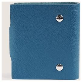 Hermès-Couverture de carnet Ulysse Mini-Bleu