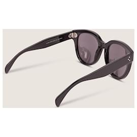 Céline-Round Frame Sunglasses-Black