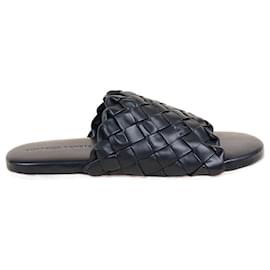 Bottega Veneta-Intrecciato Pantoletten, 42-Schwarz