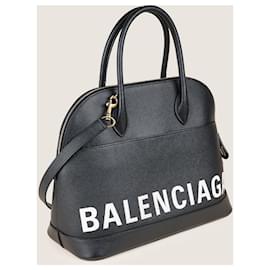 Balenciaga-Großer Ville-Griff oben-Schwarz