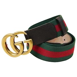 Gucci-Marmont Webgürtel 90-Mehrfarben