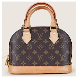 Louis Vuitton-Alma BB Handbag-Brown