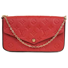 Louis Vuitton-Borsa a tracolla Pochette Félicie-Rosso