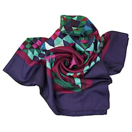 Hermès-Foulard en Soie Pshychè-Multicolore