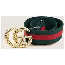 Gucci-Cintura in tela Torchon, 65-Multicolore
