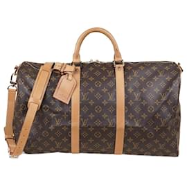 Louis Vuitton-Keepall Bandouliere 50 bag-Brown