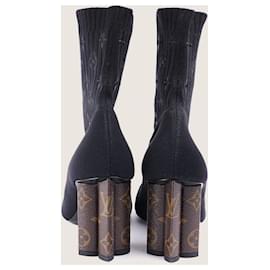 Louis Vuitton-Silhouette Ankle Boots 40-Black