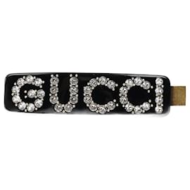 Gucci-Pinza de pelo individual-Negro