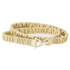 Bottega Veneta Cinturón Elástico Triangular M Beige