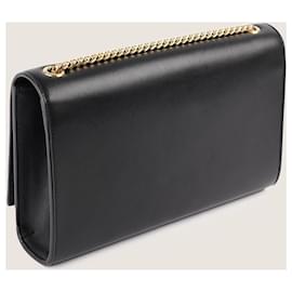 Saint Laurent-Borsa a spalla media Kate con nappe-Nero