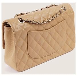 Chanel-Classic Medium Double Flap Bag-Beige