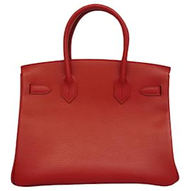 Hermès-Hermès Birkin 30-Red