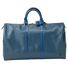 Louis Vuitton-Louis Vuitton Keepall 45-Blue