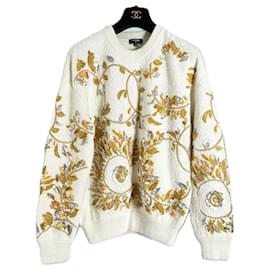 Chanel-Iconic Greece Collection CC Runway Jumper-Cream
