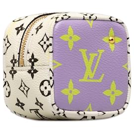 Louis Vuitton-Cubo Gigante Porte Monet con monogramma viola Louis Vuitton-Porpora