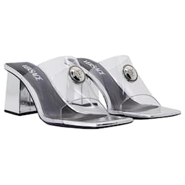 Versace-T.70 Slides - Versace - Pvc - Silver-Silvery,Metallic