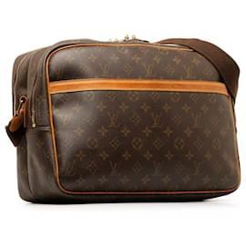 Louis Vuitton-Louis Vuitton Brown Monogram Reporter Directeur général-Marron