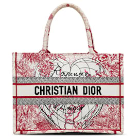 Dior-Dior Red Medium Royaume d'Amour Book Tote-Red
