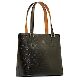 Louis Vuitton-Louis Vuitton Gray Monogram Mat Stockton-Grey,Dark grey