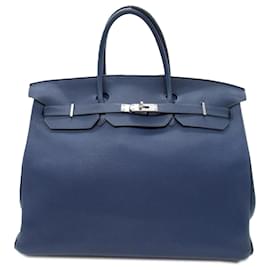 Hermès-Hermes Blue Togo Birkin 40-Blu