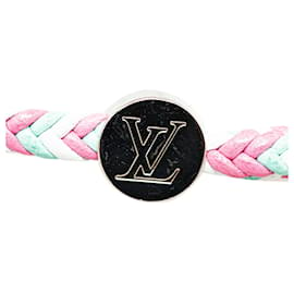 Louis Vuitton-Louis Vuitton Pink Friendship Leather Bracelet-Pink