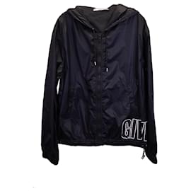 Givenchy-Blusão com logotipo Givenchy em nylon preto-Preto