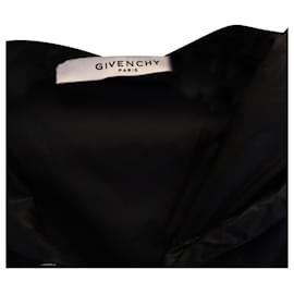 Givenchy-Giacca a vento con logo Givenchy in nylon nero-Nero