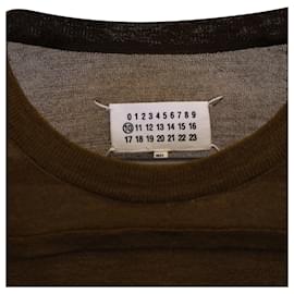 Maison Martin Margiela-Maison Margiela Sweater in Brown Linen-Brown