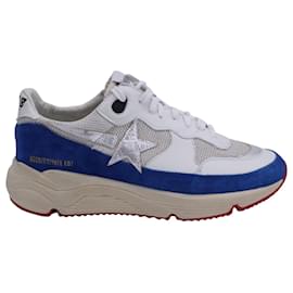 Golden Goose-Golden Goose Running Sole Sneakers in White Leather-White