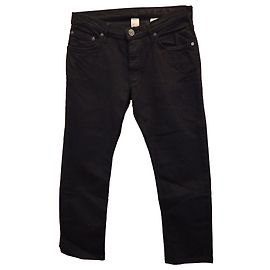 Vaqueros Burberry Denim de algodón negro Negro
