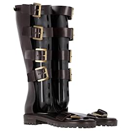 Michael Kors-Michael Kors Gladiator Sandals in Brown Leather-Brown