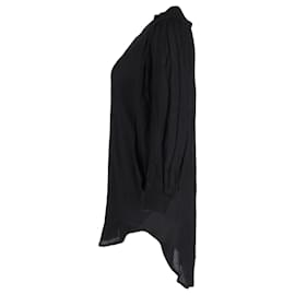 Ann Demeulemeester-Ann Demeulemeester Buttoned Shirt in Black Cotton-Black