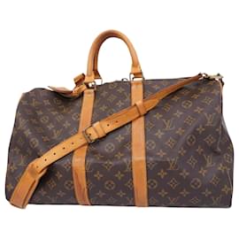 Louis Vuitton-Louis Vuitton Keepall Bandouliere 45-Braun