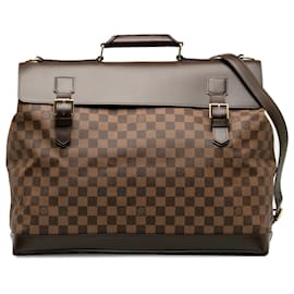 Louis Vuitton-Louis Vuitton Brown Damier Ebene West End PM-Braun