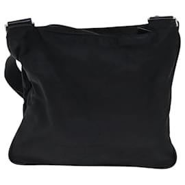 Prada-PRADA Shoulder Bag Nylon Black Auth bs13636-Black