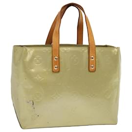 Louis Vuitton-LOUIS VUITTON Monogram Vernis Reade PM Hand Bag Gris M91145 LV Auth 71223-Other