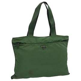 Prada-PRADA Tote Bag Nylon Vert Auth yk11942-Vert