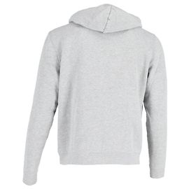 Sandro Amour Kapuzenpullover aus grauer Baumwolle mit Applikation Grau