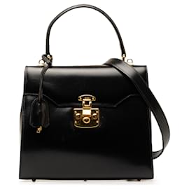 Gucci-Bolso bandolera Gucci Black Lady Lock-Negro