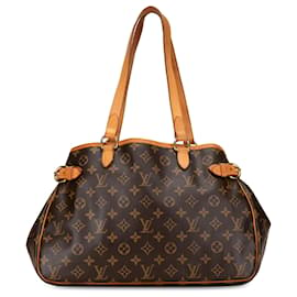 Louis Vuitton-Louis Vuitton Brown Monograma Batignolles Horizontal-Castaño