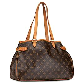 Louis Vuitton-Louis Vuitton Brown Monograma Batignolles Horizontal-Castaño