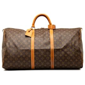 Louis Vuitton-Louis Vuitton Brown-Monogramm-Keepall 60-Braun