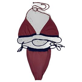 Biquíni Prada Vermelho Escuro Bordeaux