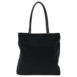 Prada-PRADA Tote Bag Nylon Black Auth fm3360-Black