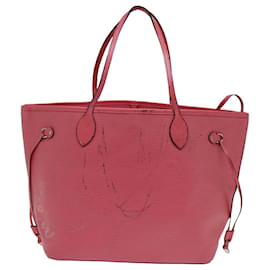 Louis Vuitton-LOUIS VUITTON Epi Neverfull MM Tote Bag Pink Coraille M41093 LV Auth 71199-Pink,Other